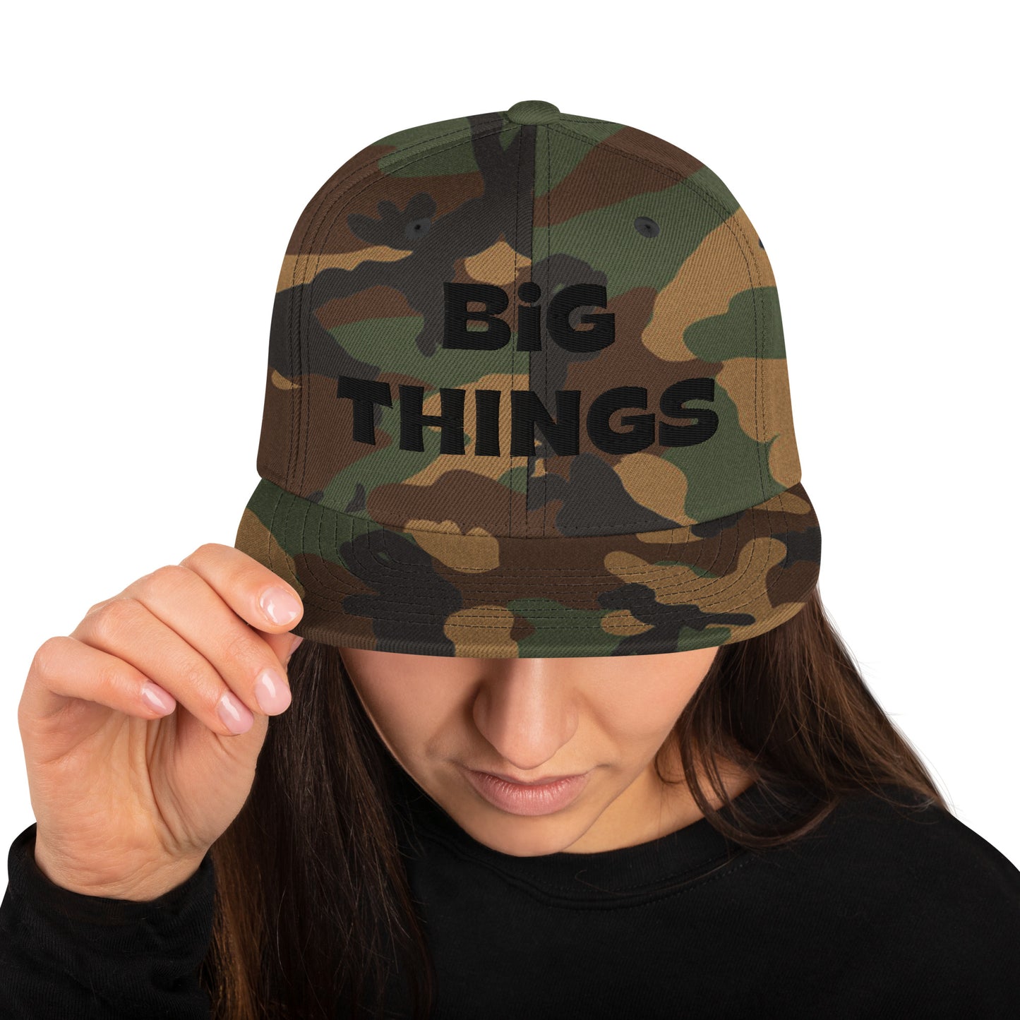 Big Things Snapback Hat