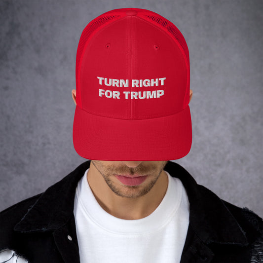 Turn Right For Trump baseball cap - Unisex